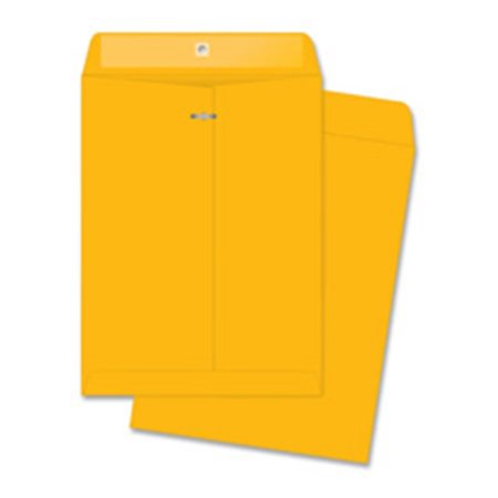 BUSINESS SOURCE Clasp Envelopes- Heavy-Duty- 10 in. x 13 in.- 100-BX- KFT BSN04426